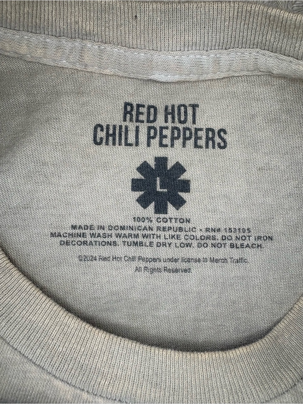 Red Hot Chili Peppers San Diego Graphic Tee - Taupe Size Large - Picture 6 of 6